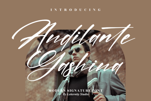 Andilante Gashina Font: Elegant Script for Digital Design