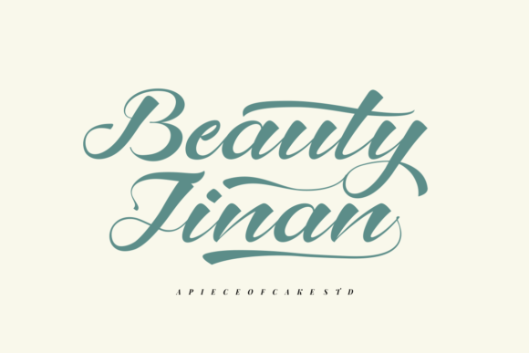 Beauty Jinan: A Script Font for Modern Web Design