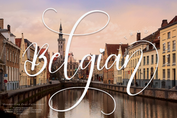 Belgian Font: Elegant Script for Craft Projects