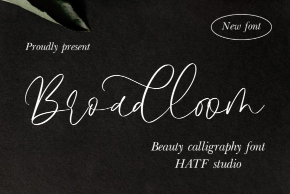 Broadloom: A Timeless Handwritten Font