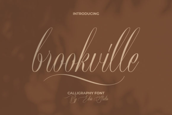 Brookville: A Luxurious Script Font