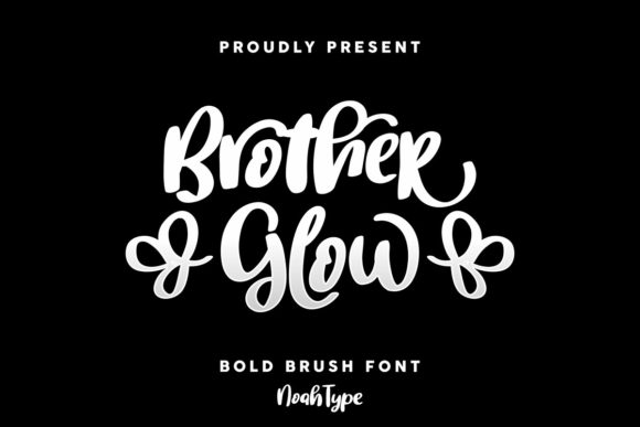 Brother Glow Font: Elegant Script for Editorial Design