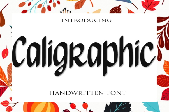 Calligraphic: A Handwritten Font for Creative Campaigns