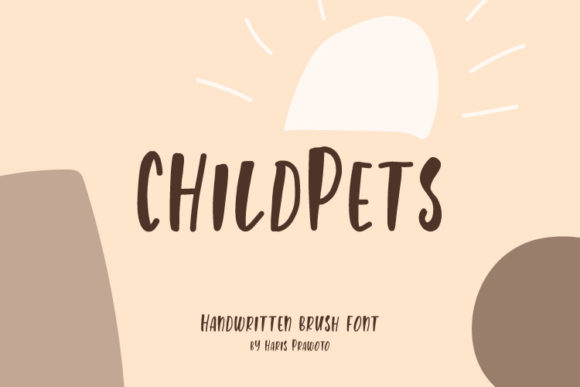 ChildPets: A Stylish Handwritten Font