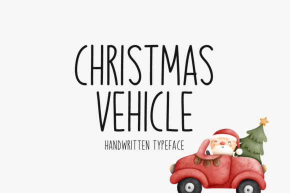 Christmas Vehicle Font Review