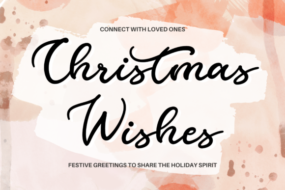 Christmas Wishes Font for Web Design