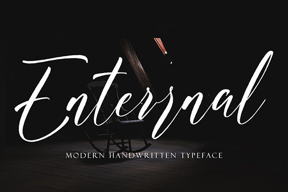 Enterrnal: A Stylish Script Font