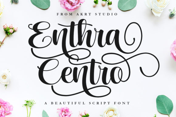 Enthra Centro Font for Web Design