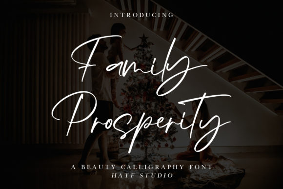 Family Prosperity Font for Business