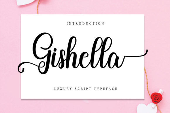 Gishella: A Graceful Script Font