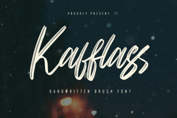 Kafflass: A Stylish Handwritten Font