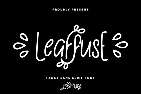 Leaffuse: A Charming Script Font