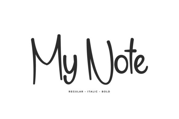 My Note: A Stylish Script Font