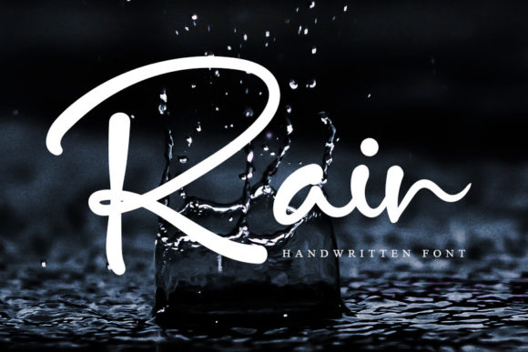 Rain: A Refined Script Font