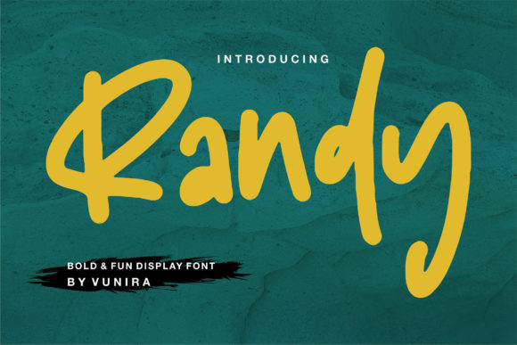 Randy: A Handwritten Font for Real Campaigns