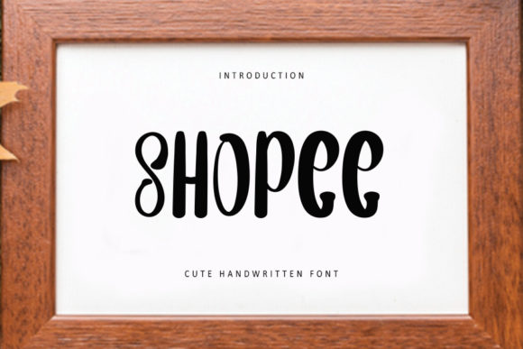 Shopee Font: Playful & Professional