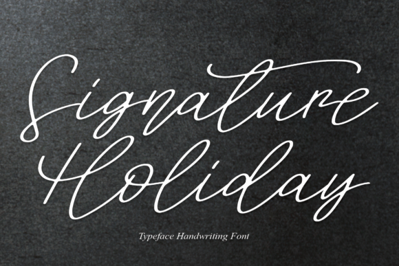 Signature Holiday Font for Creative Projects