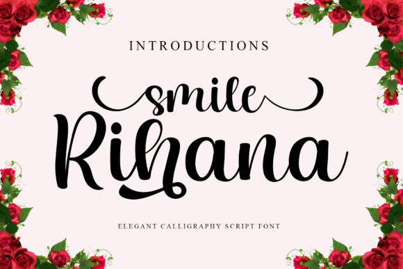 Smile Rihana Font for Business