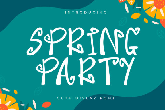 Spring Party Font for Creative Campaigns