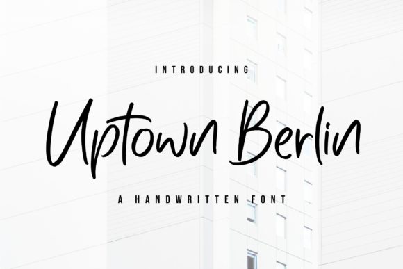 Uptown Berlin: Elegant Script Font